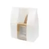 PacknWood Long White Sos Bag With Window - 7.1 x 4.3 x 10.4'' - 500 pcs