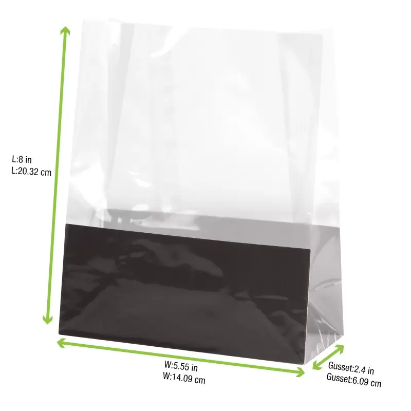 PacknWood Clear Sos Bag - 5.5 x 2.5 x 10.8'' - 1000 pcs PacknWood Clear Sos Bag - 5.5 x 2.5 x 10.8'' - 1000 pcs