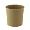 PacknWood Brown Kraft Soup Cup (Lid Optional) - 12oz Diam.3.5'' H:3.4'' - 500 pcs