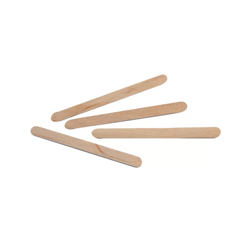PacknWood Bundled Wooden Stirrers - 4.1 x 0.31 x 0.5'' - 5000 pcs PacknWood Bundled Wooden Stirrers - 4.1 x 0.31 x 0.5'' - 5000 pcs