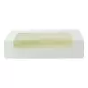 PacknWood White Laminated Window Box - 7.18 x 4.45'' - 200 pcs