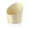 PacknWood Slanted Wood Cup - 9.5oz Diam.3.7'' H:4.1'' - 100 pcs