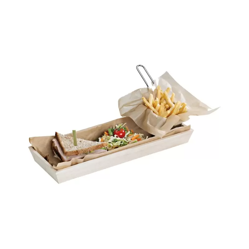 PacknWood Heavy Duty Wooden Tray - 17 x 7.5 x 1.5'' - 10 pcs PacknWood Heavy Duty Wooden Tray - 17 x 7.5 x 1.5'' - 10 pcs