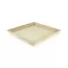 PacknWood Heavy Duty Wooden Tray - 12.2 x 12.2 x 1.5'' - 10 pcs