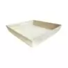 PacknWood Heavy Duty Wooden Tray - 17.9 x 17.9 x 3'' - 10 pcs
