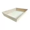 PacknWood Heavy Duty Wooden Tray - 17.9 x 14 x 3'' - 10 pcs