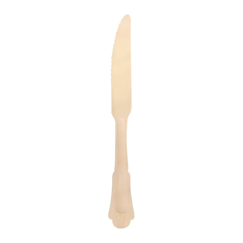 PacknWood Elegant Wooden Knife - 8'' - 500 pcs PacknWood Elegant Wooden Knife - 8'' - 500 pcs