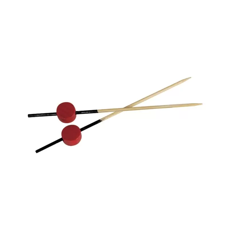 PacknWood Bamboo Picks Black End With Red Bead - 3.1'' - 300 pcs PacknWood Bamboo Picks Black End With Red Bead - 3.1'' - 300 pcs