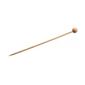 PacknWood Natural Bamboo Ball Skewer - 5.5'' - 600 pcs
