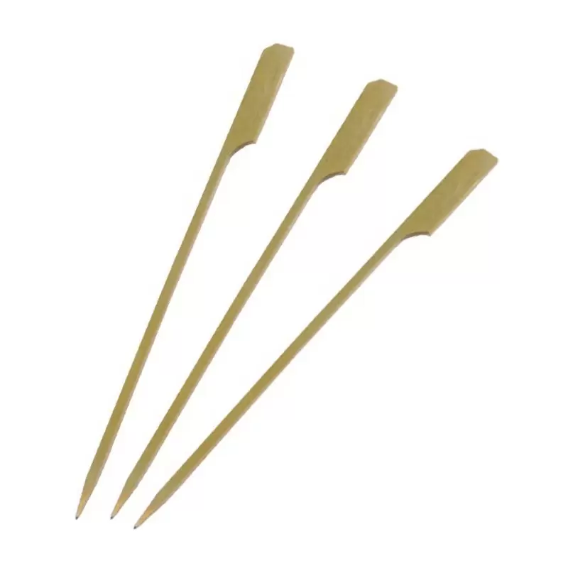PacknWood Bamboo Paddle Pick - 4.7'' - 1200 pcs PacknWood Bamboo Paddle Pick - 4.7'' - 1200 pcs