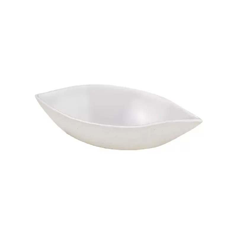PacknWood White Sugarcane Dish - 4.3 x 2 x 1'' - 288 pcs PacknWood White Sugarcane Dish - 4.3 x 2 x 1'' - 288 pcs