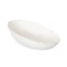 PacknWood Egg Shaped White Sugarcane Dish - 3.5 x 2'' - 288 pcs