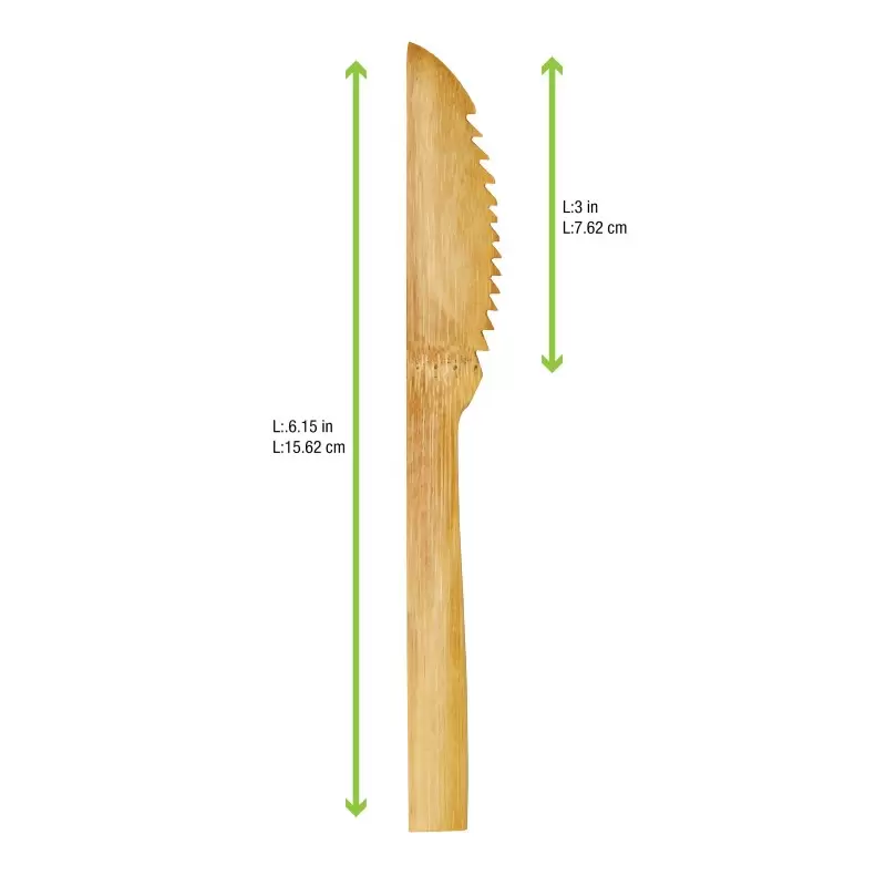 PacknWood Bamboo Knife - 6.3'' - 192 pcs PacknWood Bamboo Knife - 6.3'' - 192 pcs