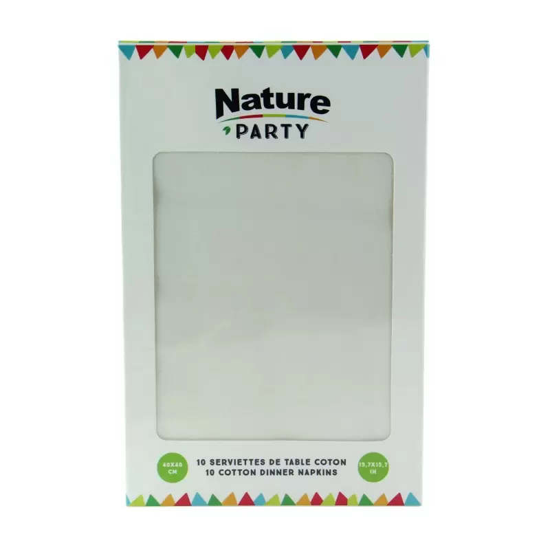 PacknWood Luxury Cream Cotton Table Napkin - 15.8'' x 15.8'' - 100 pcs PacknWood Luxury Cream Cotton Table Napkin - 15.8'' x 15.8'' - 100 pcs