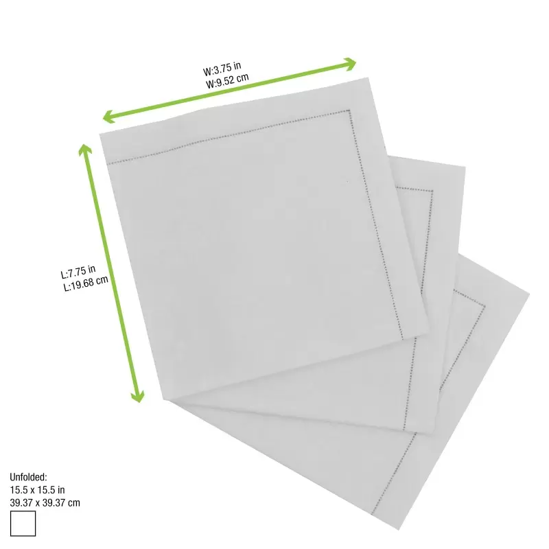 PacknWood Luxury Cream Cotton Table Napkin - 15.8'' x 15.8'' - 100 pcs PacknWood Luxury Cream Cotton Table Napkin - 15.8'' x 15.8'' - 100 pcs
