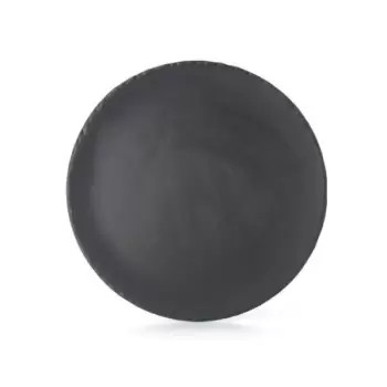 Revol Basalt Collection Round Flat Plate 28.5 cm - Matt slate style - Set of 4 pcs