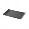 Revol Basalt Collection Steak Plate Curved Edges - Matt slate style - Set of 4 pcs
