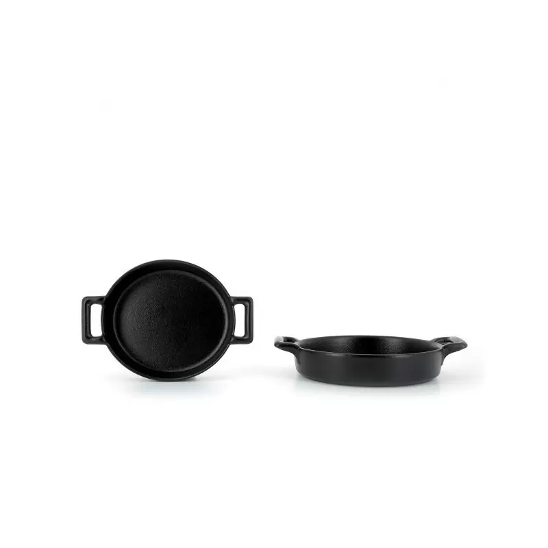 Revol Belle Cuisine Collection Oval Dish 14.5 cm - Cast iron style - Set of 6 pcs Revol Belle Cuisine Collection Oval Dish 14.5 cm - Cast iron style - Set of 6 pcs