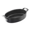 Revol Belle Cuisine Collection Oval Baking Dish.Deep 18 cm - Cast iron style - Set of 4 pcs