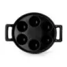 Revol Belle Cuisine Collection Snail Plate 6 Holes - Cast iron style - Set of 6 pcs