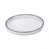 Revol Caractere Collection Bread Plate - White Cumulus - Set of 4 pcs