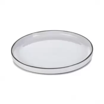 Revol Caractere Collection Dinner Plate - White Cumulus - Set of 4 pcs