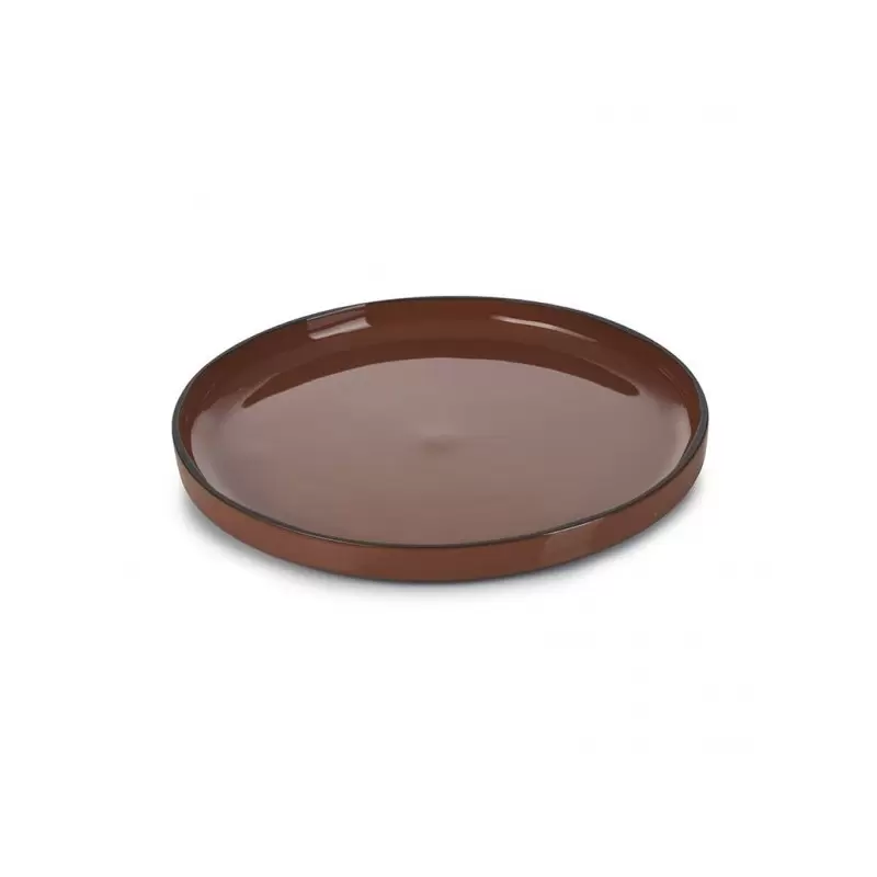 Revol Caractere Collection Dinner Plate - Cinnamon - Set of 4 pcs Revol Caractere Collection Dinner Plate - Cinnamon - Set of 4 pcs