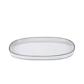 Revol Caractere Collection Oval Dish - White Cumulus