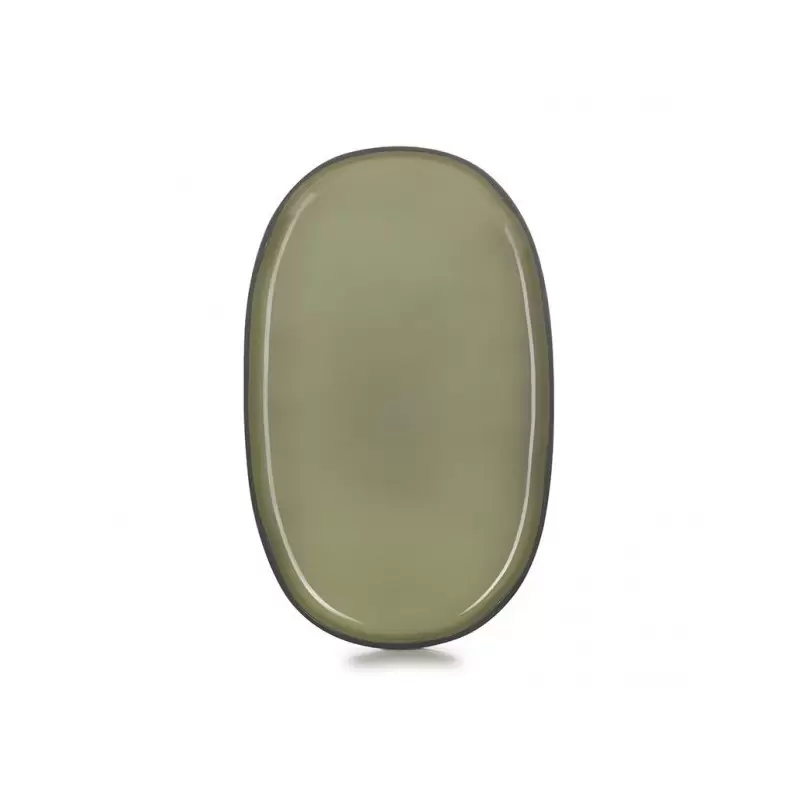 Revol Caractere Collection Oval Plate - Cardamom - Set of 4 pcs Revol Caractere Collection Oval Plate - Cardamom - Set of 4 pcs