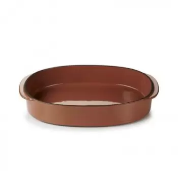 Revol Caractere Culinaire Collection Rect.Oblong Dish 34x25 cm - Cinnamon