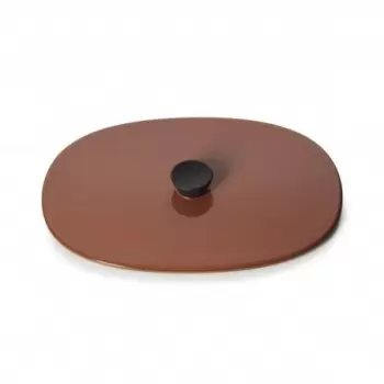 Revol Caractere Culinaire Collection Lid For Rect Dish 19x13 cm - Cinnamon - Set of 4 pcs