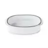 Revol Caractere Culinaire Collection Rect.Oblong Dish 16x11 cm - White Cumulus - Set of 6 pcs