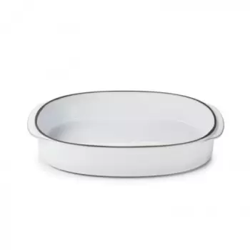 Revol Caractere Culinaire Collection Rect.Oblong Dish 34x25 cm - White Cumulus