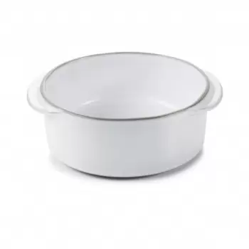 Revol Caractere Culinaire Collection Cocotte 25 cl Without Lid - White Cumulus - Set of 4 pcs