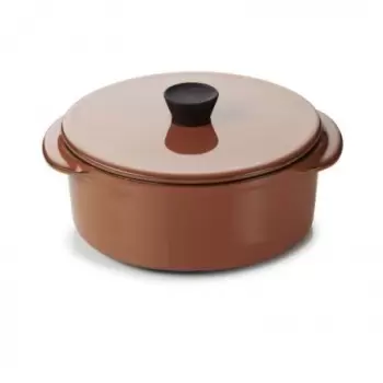 Revol Caractere Culinaire Collection Cocotte With Lid 25 cl - Cinnamon - Set of 6 pcs