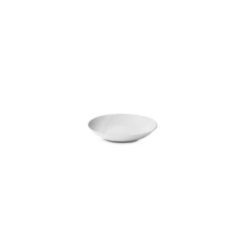 Revol Confluence Collection Deep Coupe Plate 24 cm - Coconut milk Alabaster white - Set of 6 pcs