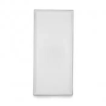 Revol Equinoxe Collection Rectangular Plate 32.5 cm - White Cumulus - Set of 4 pcs