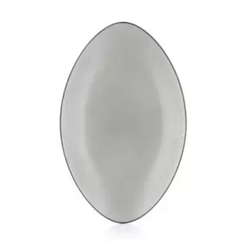 Revol Equinoxe Collection Oval Plate 35 cm - Pepper - Set of 4 pcs
