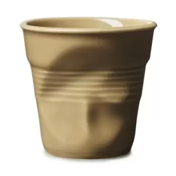 Revol Froisse Collection Cappuccino Tumbler 18 cl - Havana - Set of 6 pcs