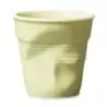 Revol Froisse Collection Cappuccino Tumbler 18 cl - Acid Yellow - Set of 6 pcs