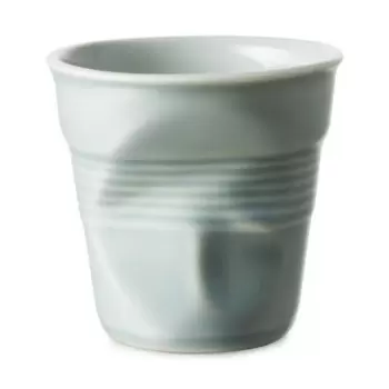 Revol Froisse Collection Cappuccino Tumbler 18 cl - Blue Mistral - Set of 6 pcs