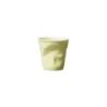 Revol Froisse Collection Expresso Tumbler 8 cl - Acid Yellow - Set of 6 pcs