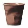 Revol Froisse Collection Cappuccino Tumbler 18 cl - Burned Earth - Set of 6 pcs