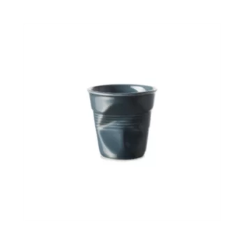 Revol Froisse Collection Froisses Expresso Tumbler 8 cl - Graphite - Set of 6 pcs