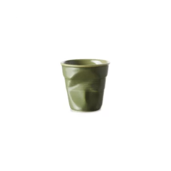 Revol Froisse Collection Froisses Expresso Tumbler 8 cl - Green garrigue - Set of 6 pcs