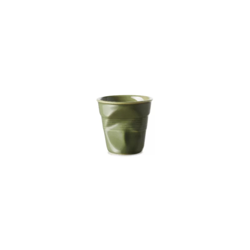 Revol Froisse Collection Froisses Expresso Tumbler 8 cl - Green garrigue - Set of 6 pcs Revol Froisse Collection Froisses Expresso Tumbler 8 cl - Green garrigue - Set of 6 pcs