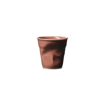 Revol Froisse Collection Expresso Tumbler 8 cl - Burned Earth - Set of 6 pcs