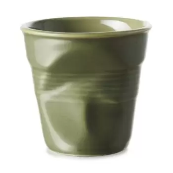 Revol Froisse Collection Cappuccino Tumbler 18 cl - Green garrigue - Set of 6 pcs