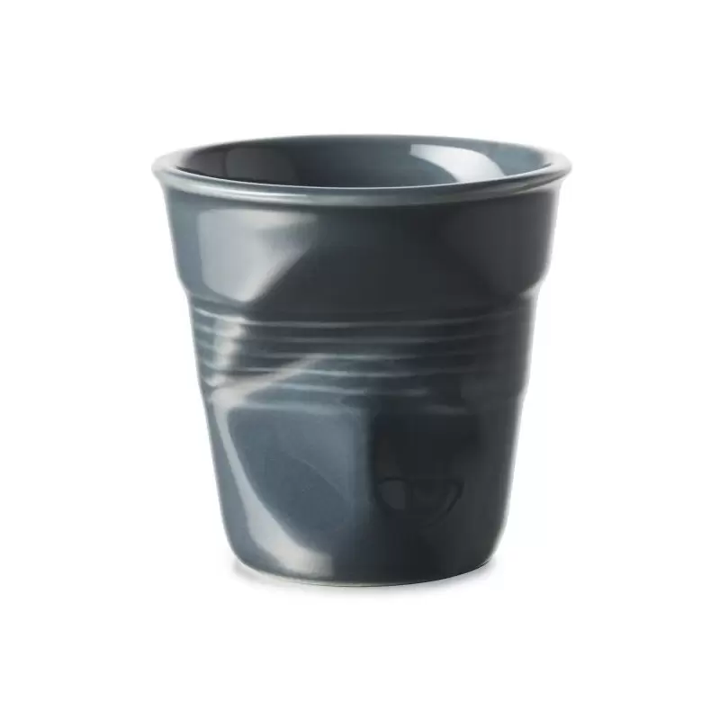 Revol Froisse Collection Cappuccino Tumbler 18 cl - Graphite - Set of 6 pcs Revol Froisse Collection Cappuccino Tumbler 18 cl - Graphite - Set of 6 pcs