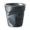 Revol Froisse Collection Cappuccino Tumbler 18 cl - Graphite - Set of 6 pcs